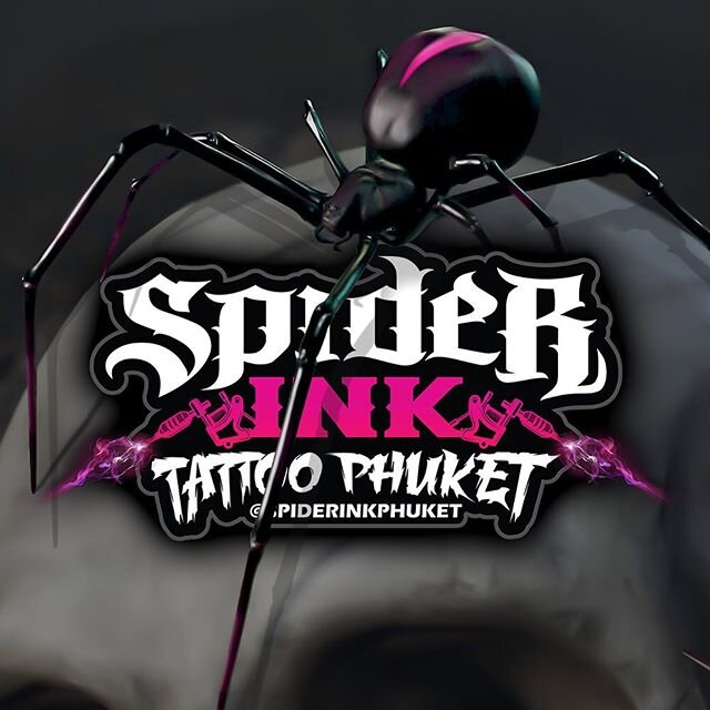 Logo Design for Spider Ink Tattoo Phuket 🕷