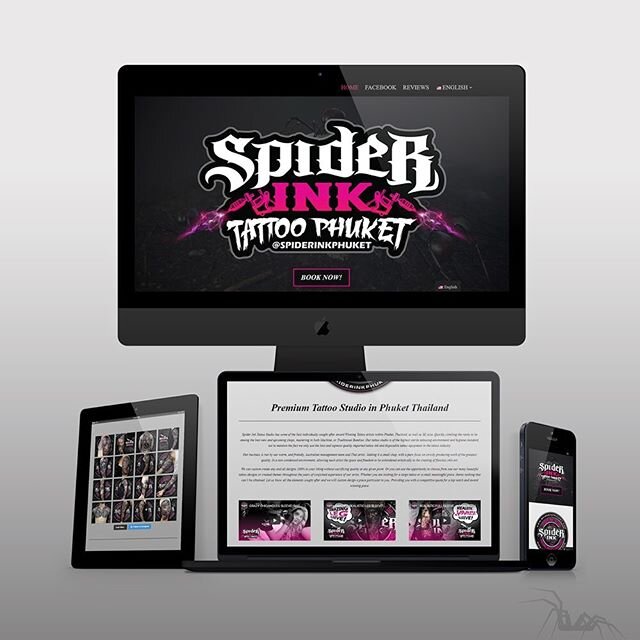 Website for Spider Ink Phuket 🤙🏼🕷