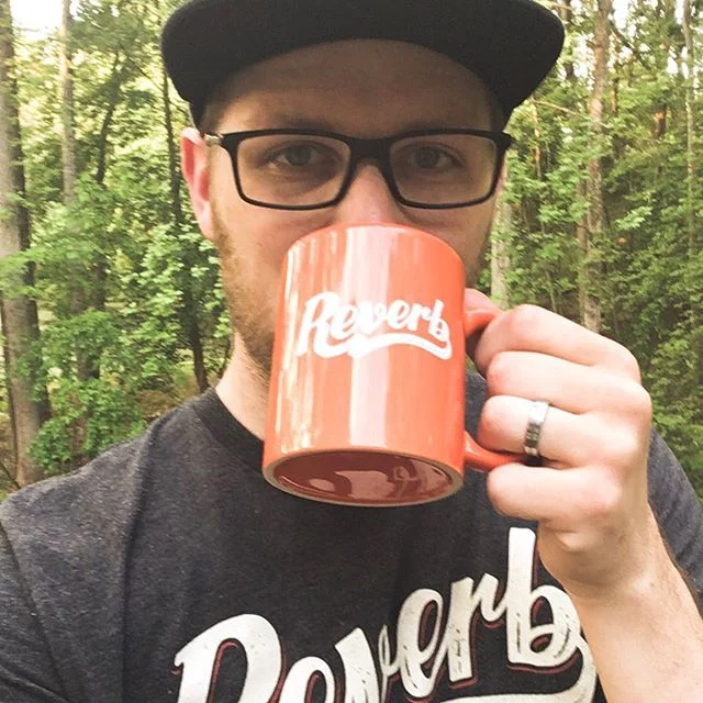 You know you&rsquo;re a #gearnerd  when you&rsquo;re sporting a matching t shirt and coffee mug from your favorite place to spend money... #musician #guitarist #tourlife  #singersongwriter #indiemusic #studiolife #recording