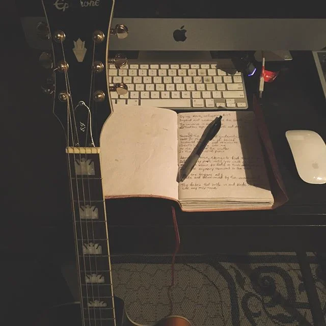 I&rsquo;m not the kind of person who writes every day. My music is extremely personal, so when an album is done I take some time to just live. 
I&rsquo;ve been feeling the need to start writing again, so I sat down to write a song for the first time 