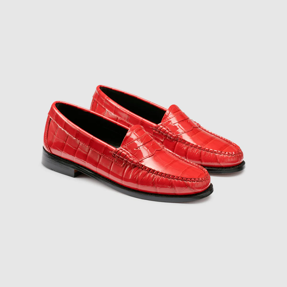 G.H. Bass Whitney Croco Weejuns Loafer