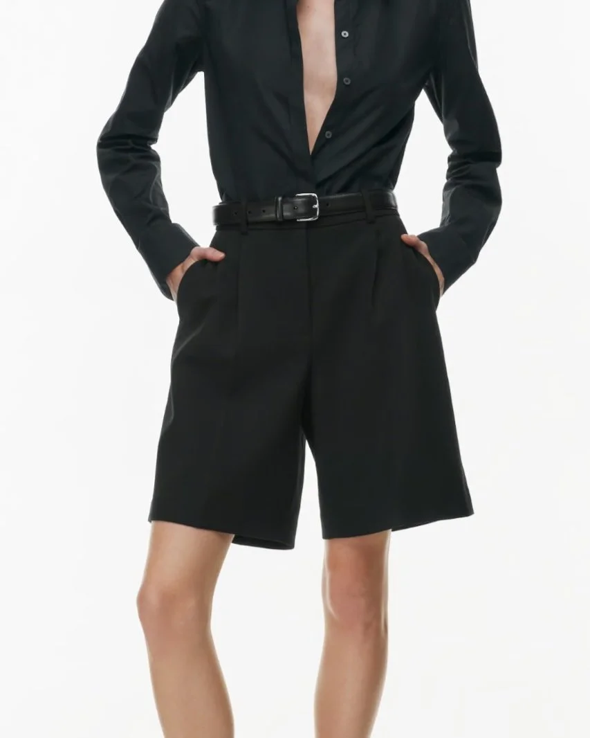 Aritzia Pleated Bermuda Short