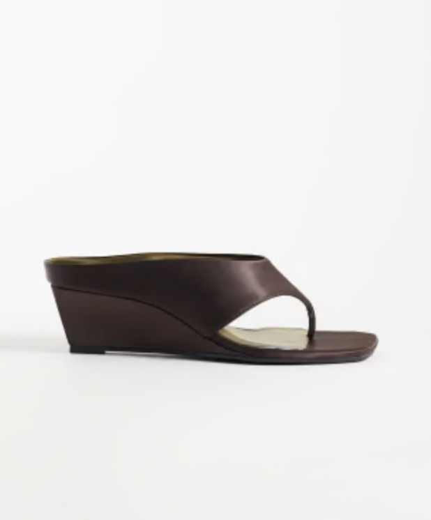Asos Hendrix Toe Thong Wedge