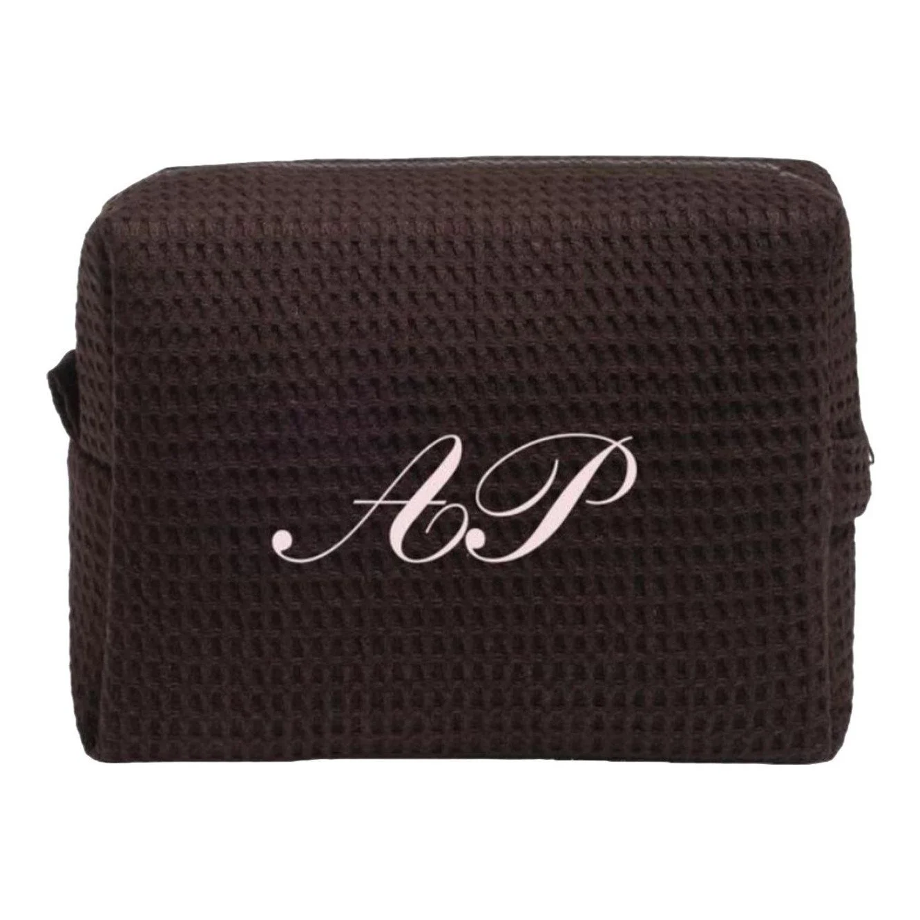 Embroidered Waffle Pouch