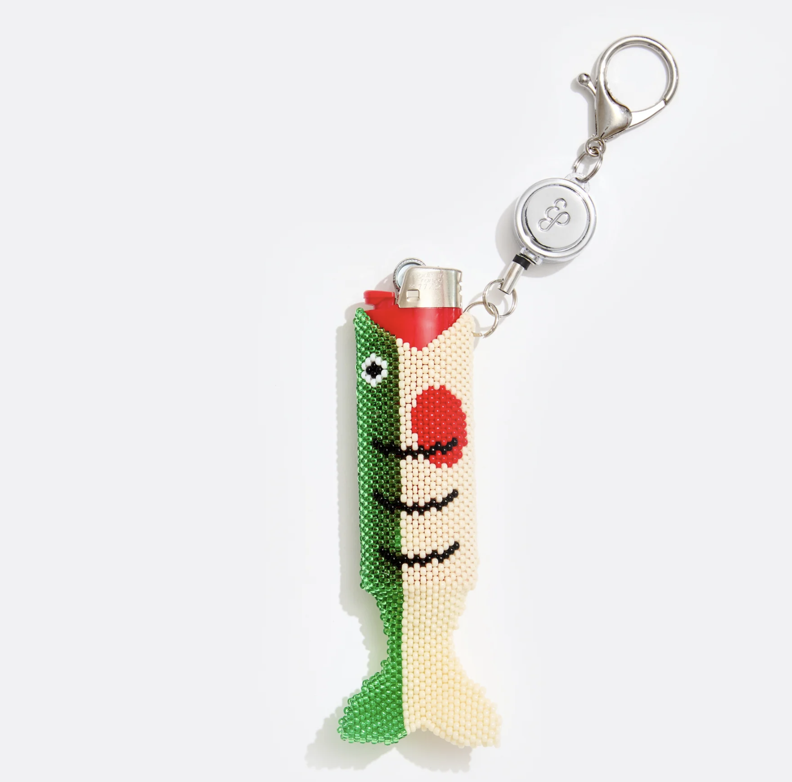 Edie Parker Retractable Lighter Keychain