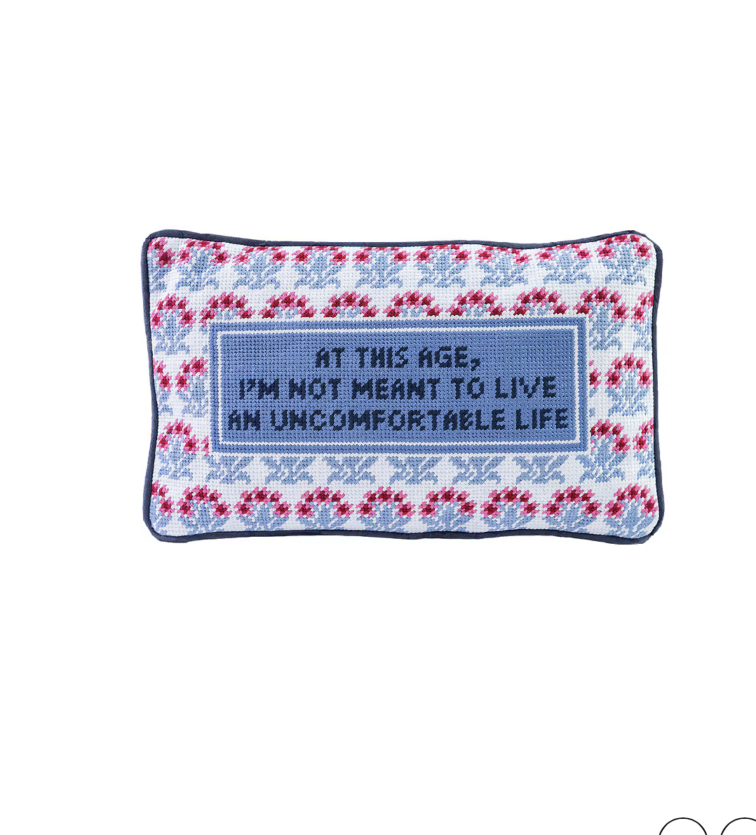 Furbish Studio Needlepoint Pillow