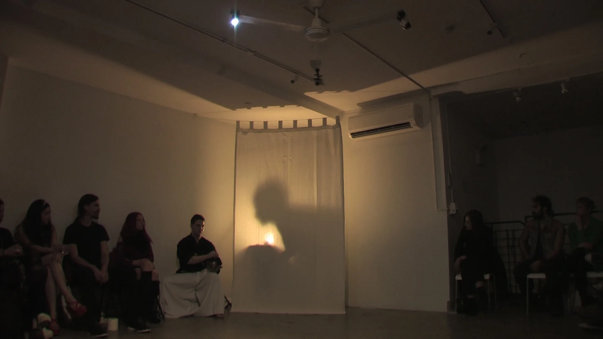 Fan of Violence (Homage to Maya Deren, Glasshouse NY, 2014