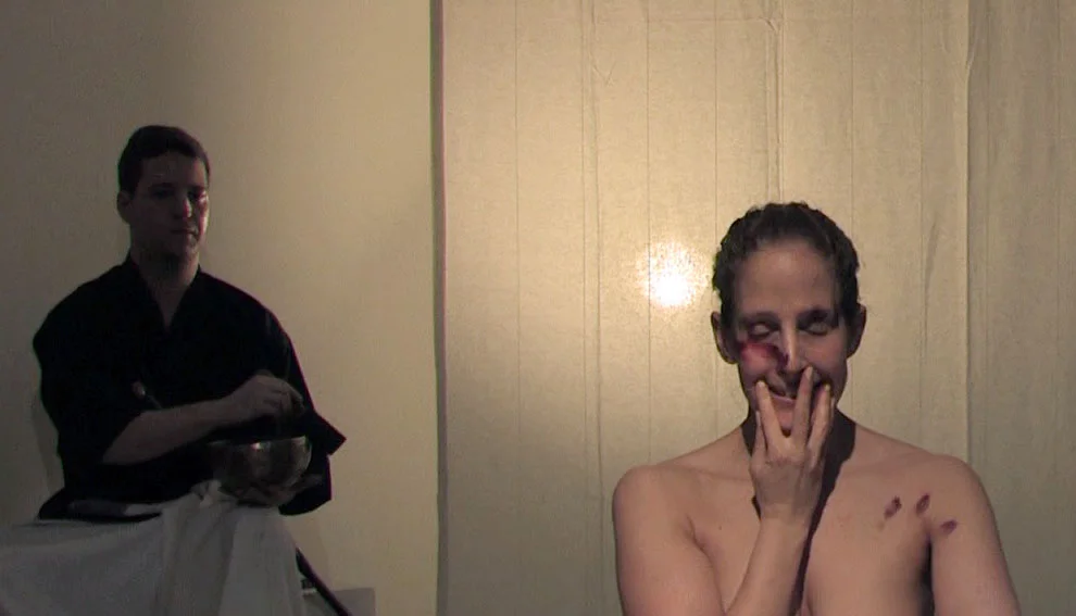 Fan of Violence (Homage to Maya Deren, Glasshouse NY, 2014