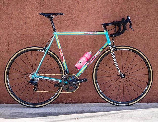 Look at this nastiness from @regroup_coffeeandbicycles. What an amazing mix of classic and modern. Stunner.