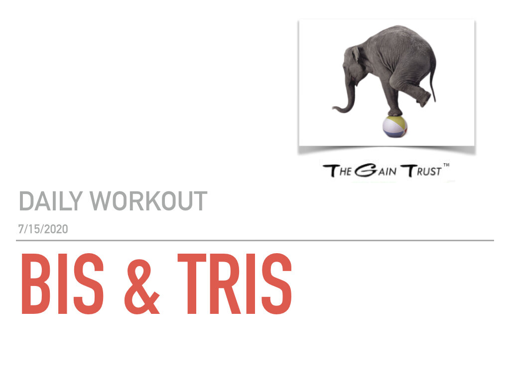 The Gain Trust Daily Workouts — The Gain Trust