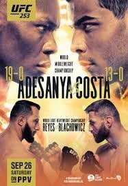 UFC 253: Adesanya vs. Costa - September 26, 2020