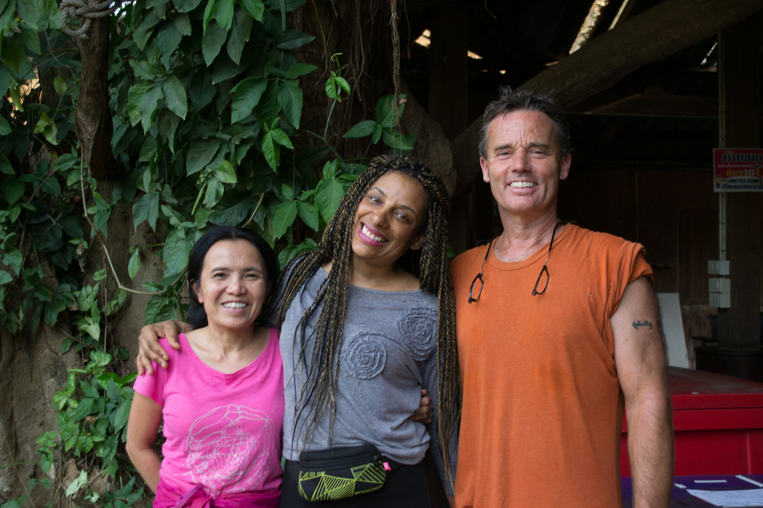 Sangdue “Lek” Chailert and her husband, Darrick Thomson.