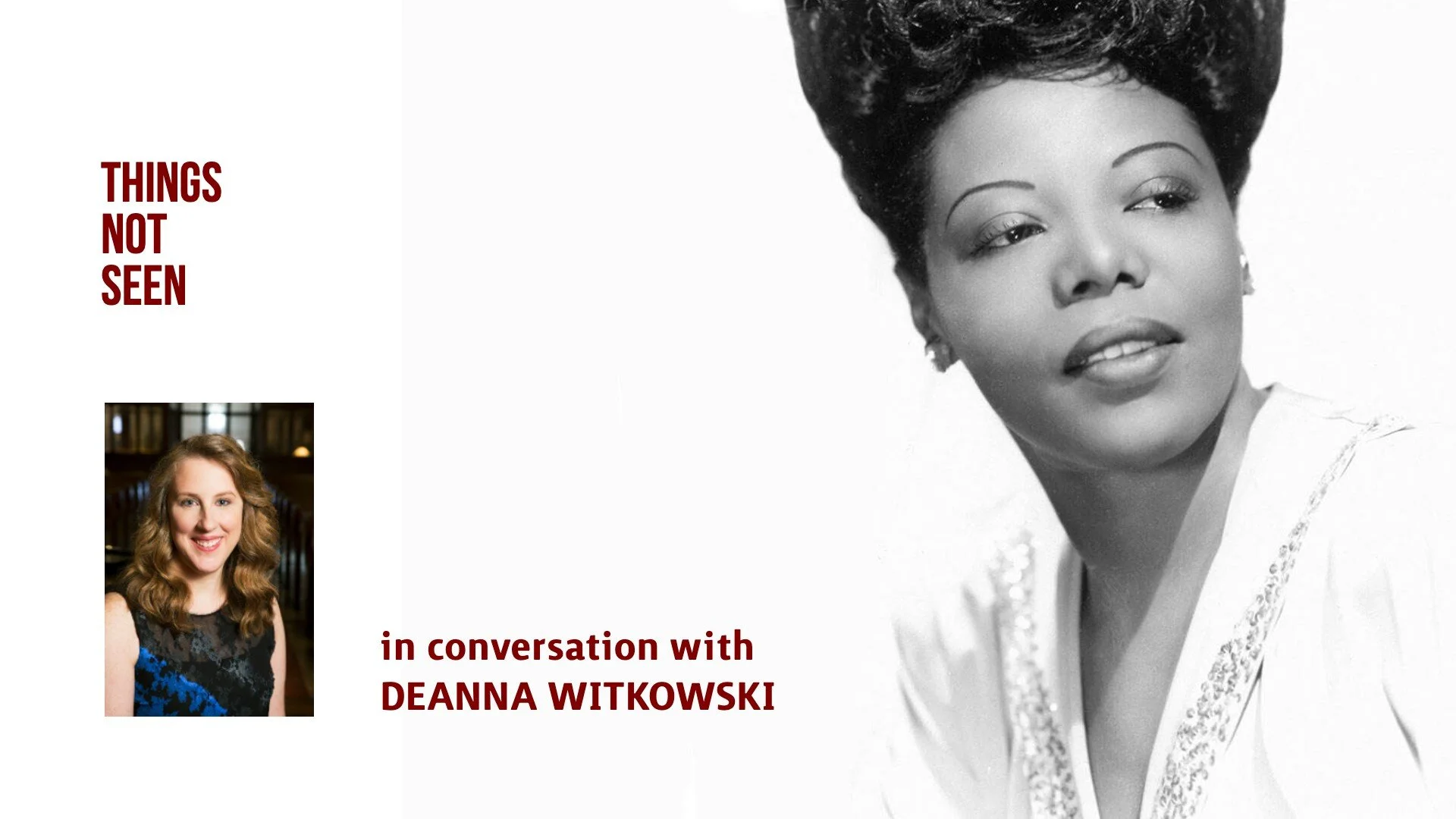 The Life and Music of Mary Lou Williams: Deanna Witkowski