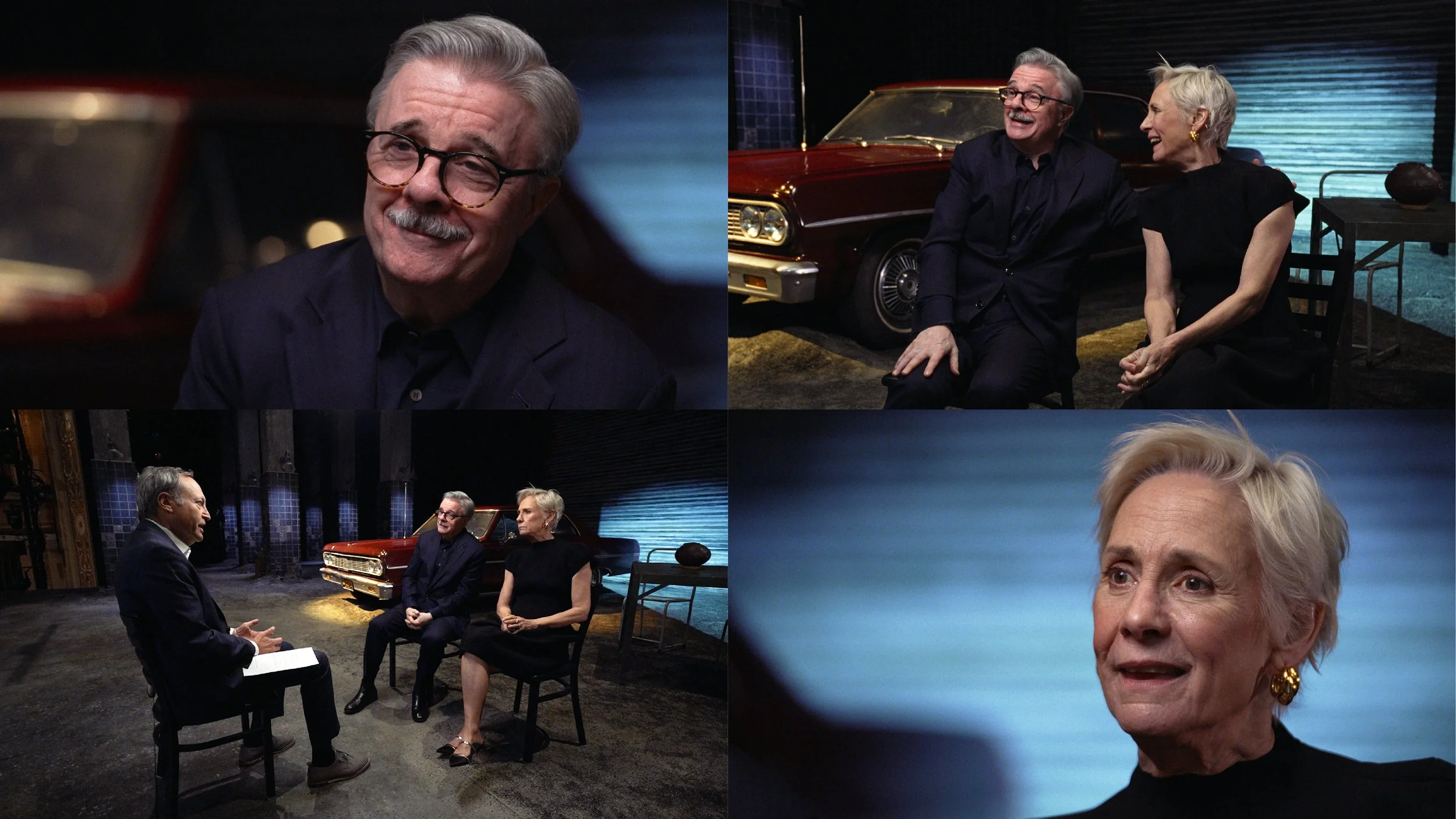  Nathan Lane and Laurie Metcalf interviewed by Jeffrey Brown,  PBS NewsHour  