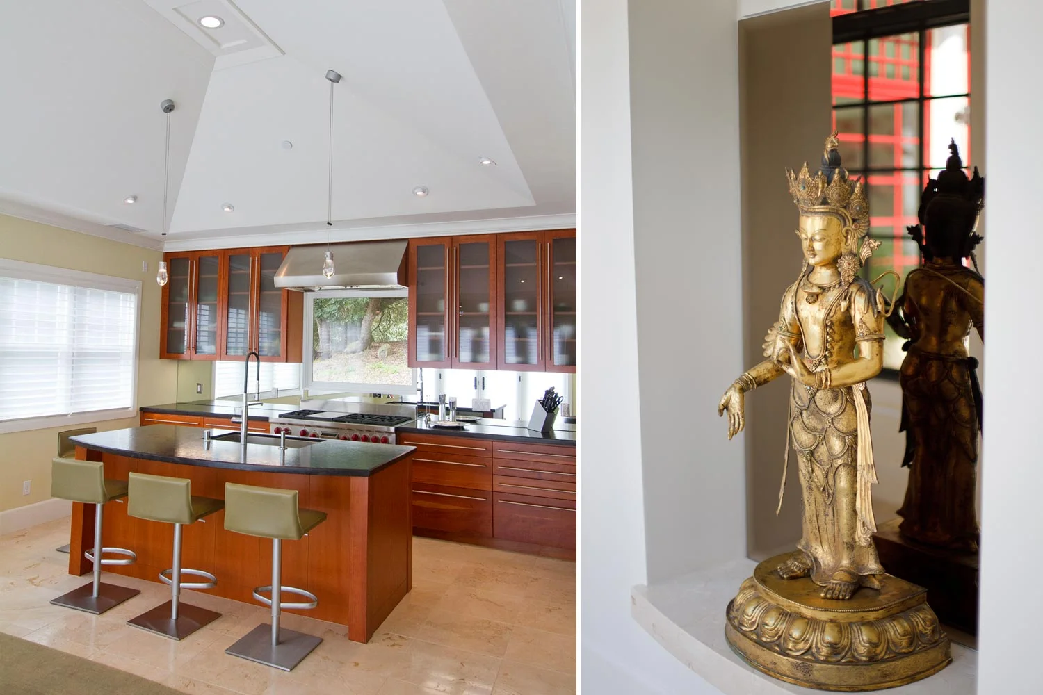 Vaulted Ceiling Kitchen and Detail