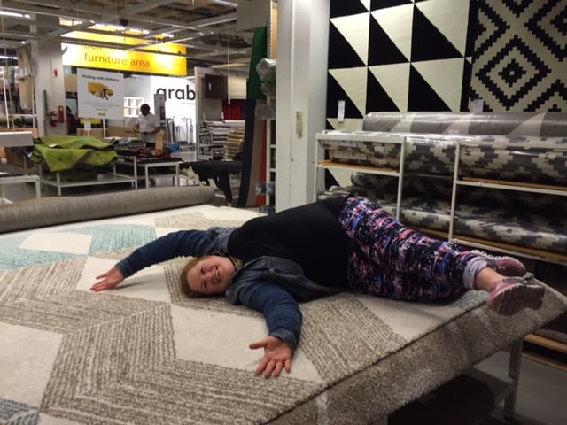 This is what happens to me when it's getting late (6:45pm) and I'm no longer useful. Remind me never to become a personal shopper, k?