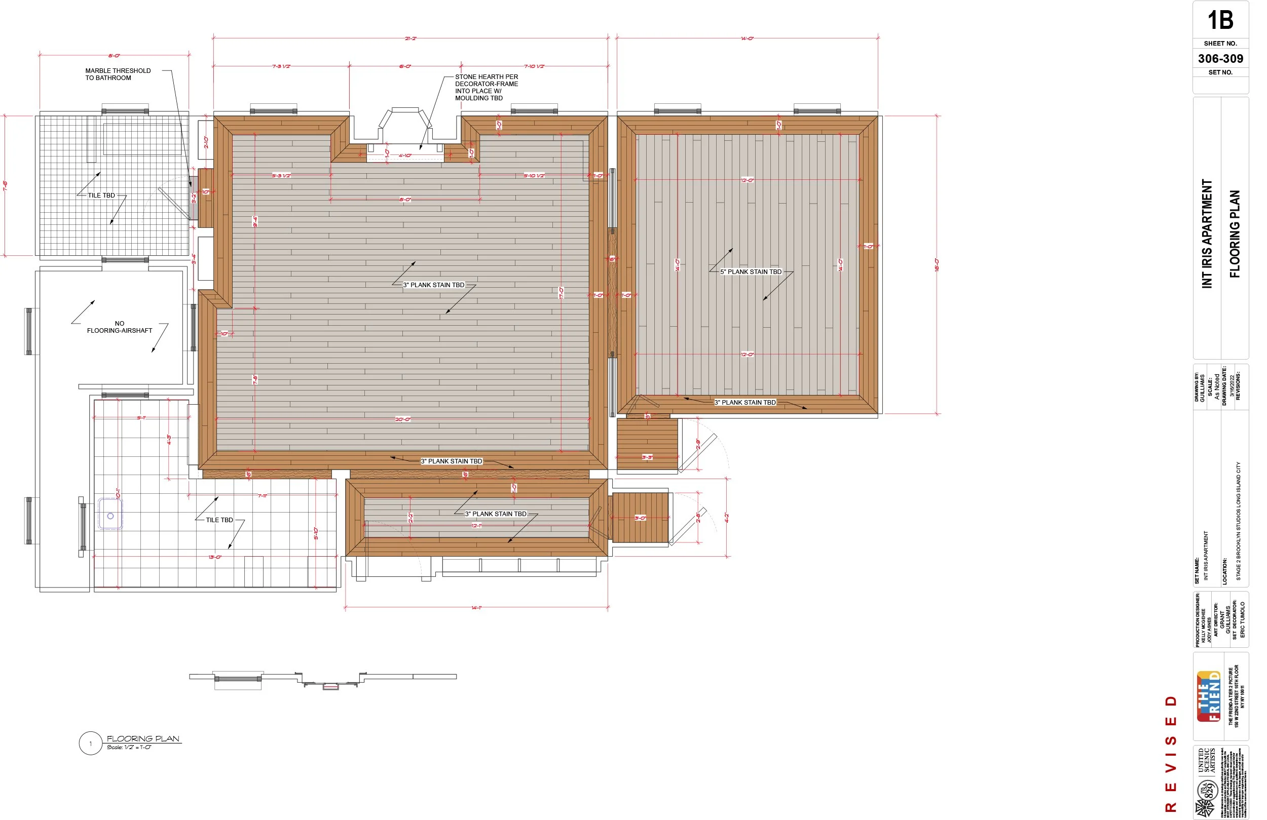 FLOORING PLAN-IRIS'S APARTMENT