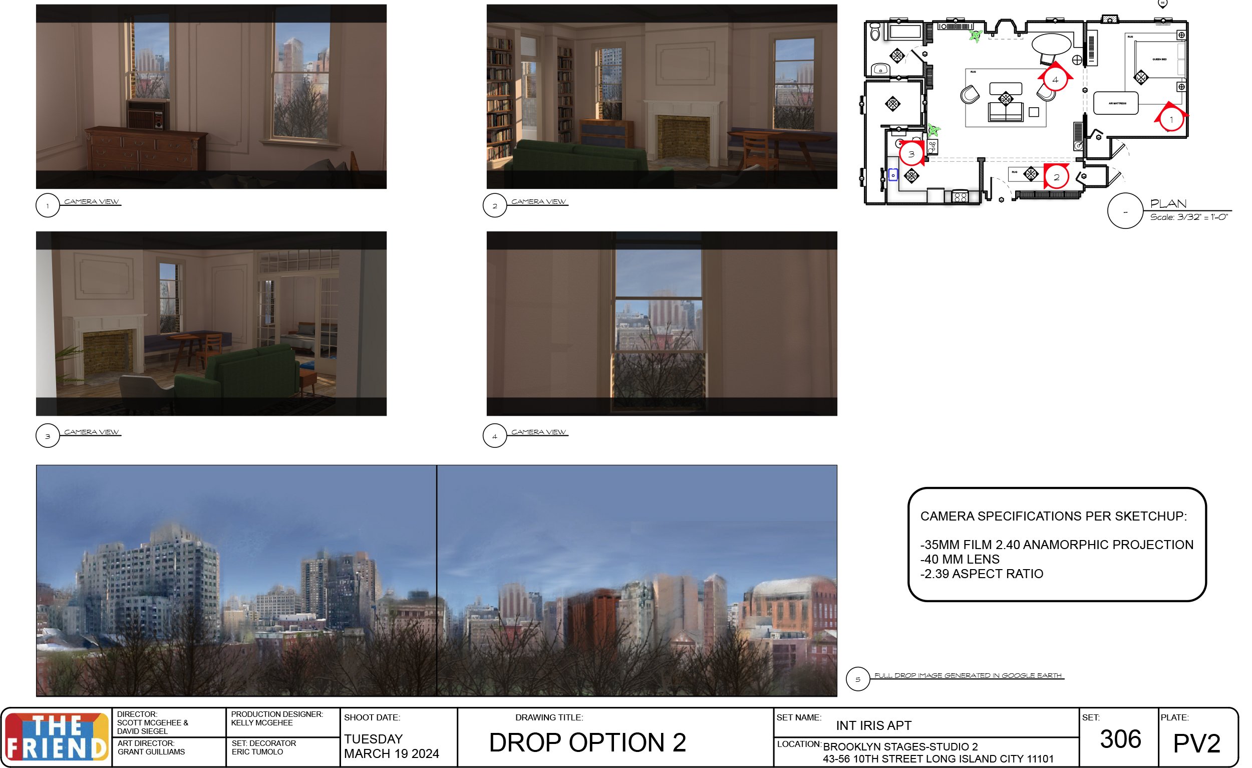 PRE-VIS AND DROP DESIGN FOR IRIS’S APARTMENT