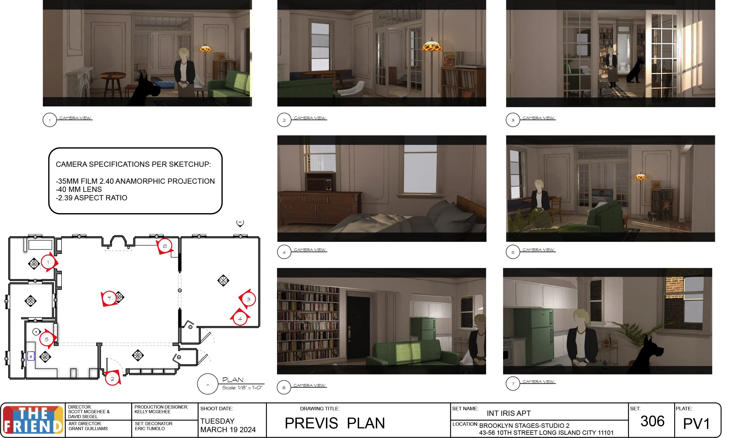 PRE-VIS FOR IRIS'S APARTMENT