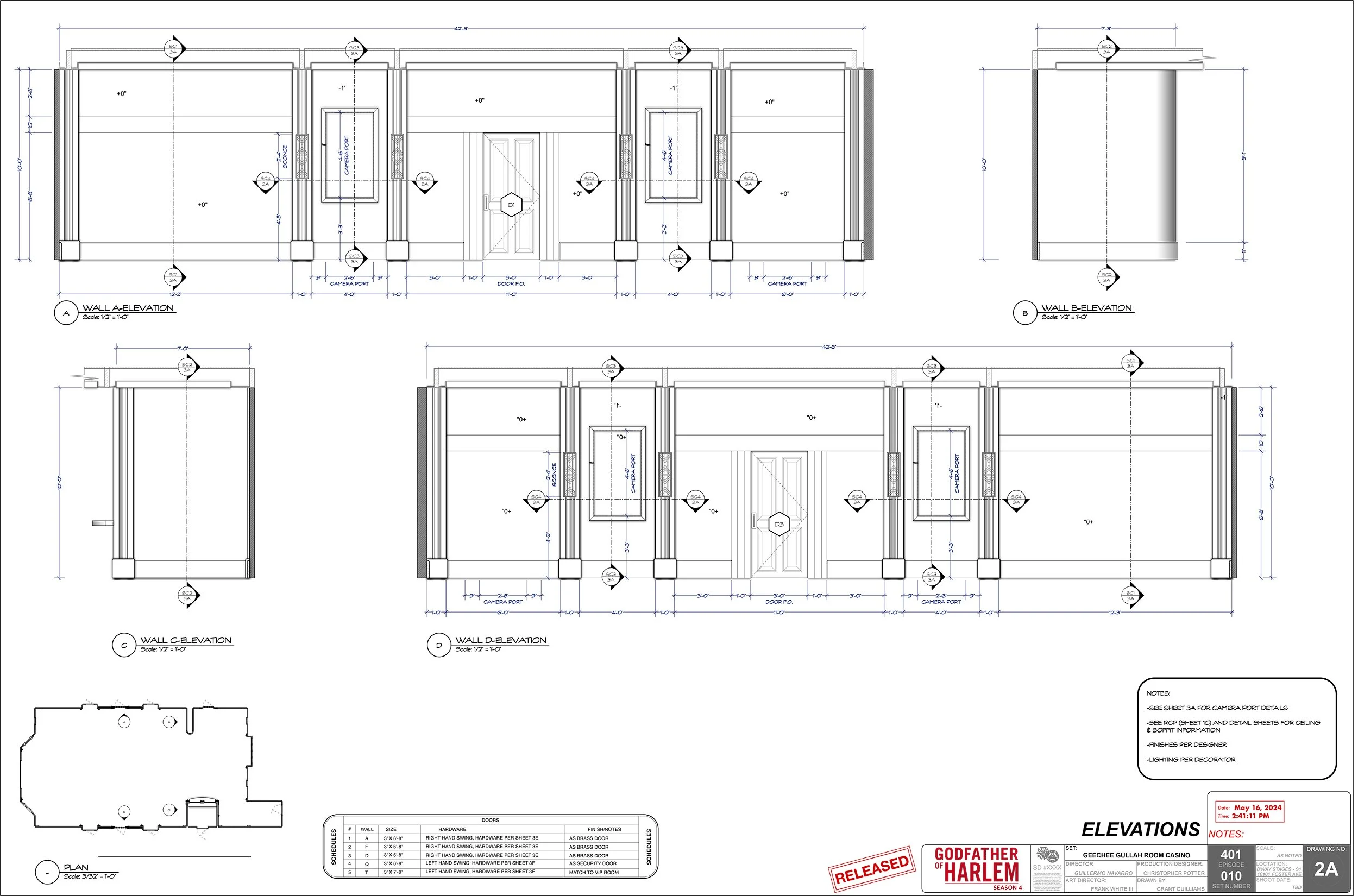 WALL ELEVATIONS