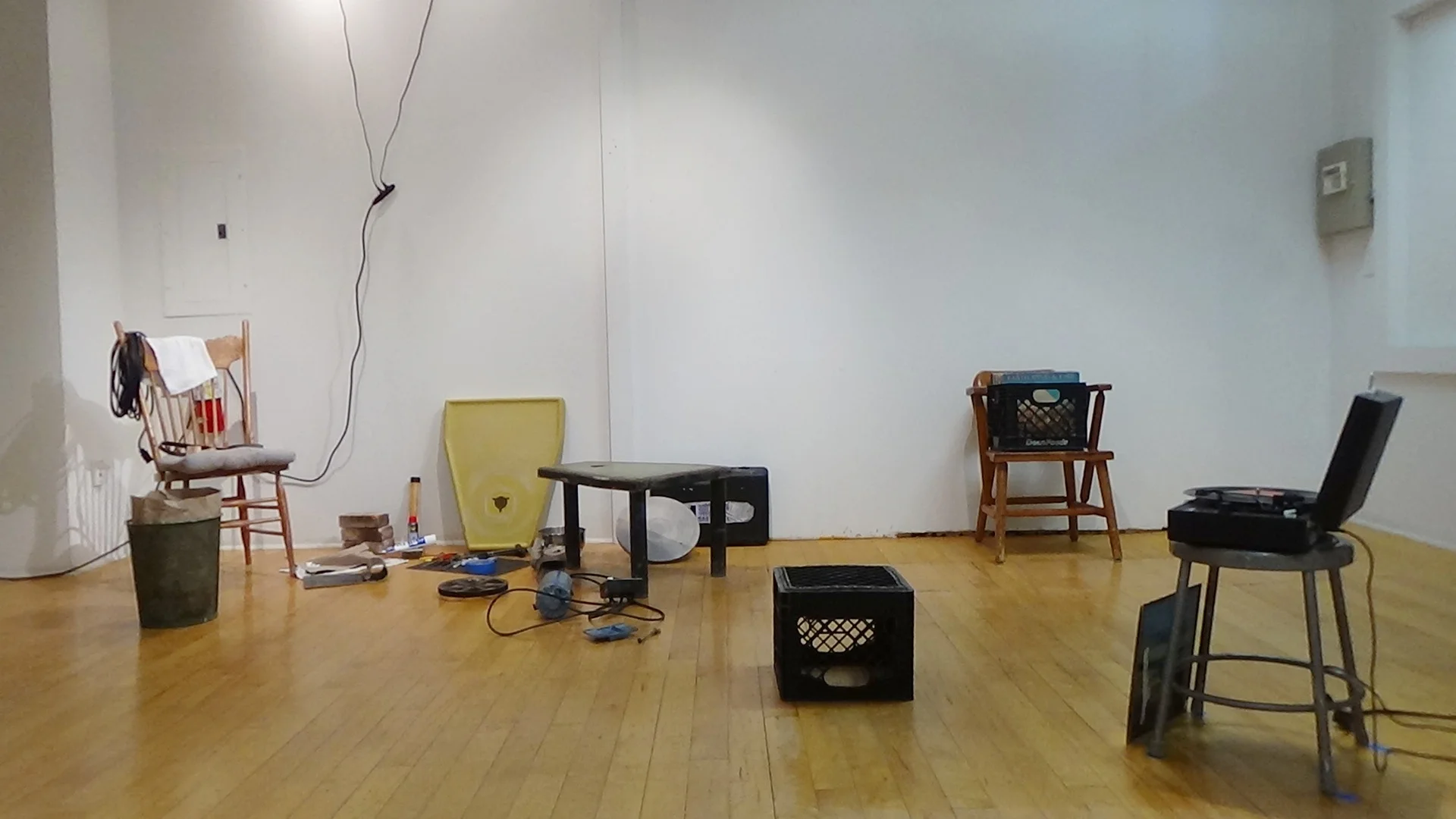 A Multi-sensory Memory of Adam Assembling His Wheel (Objects), Multimedia, Dimensions Variable, 2017