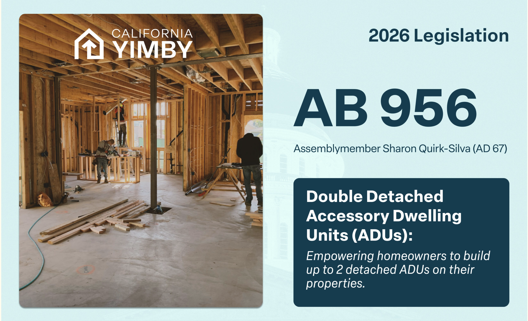 Single Family Homes in San Bernardino County and All California may be allowed to build to detached ADU's!
