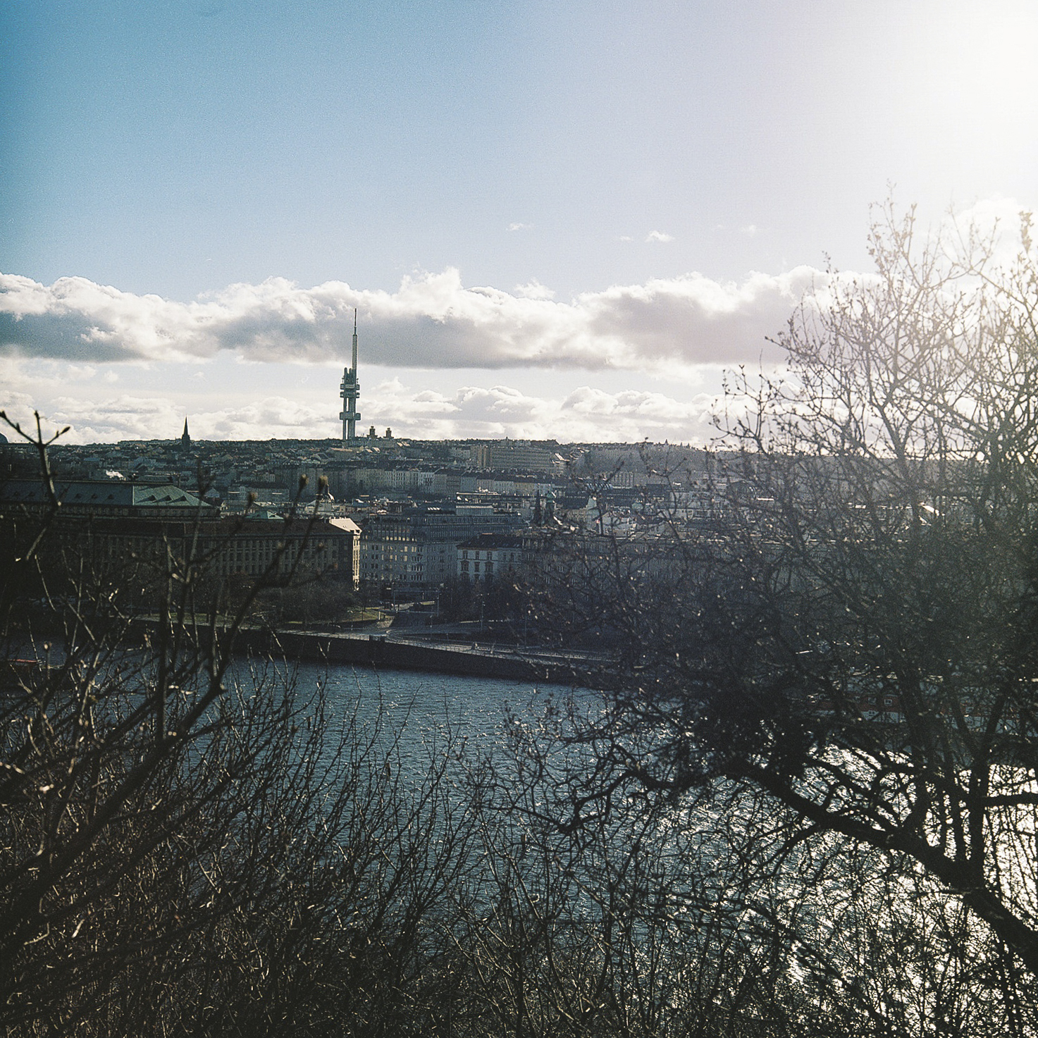 View from Letná Beer Garden.