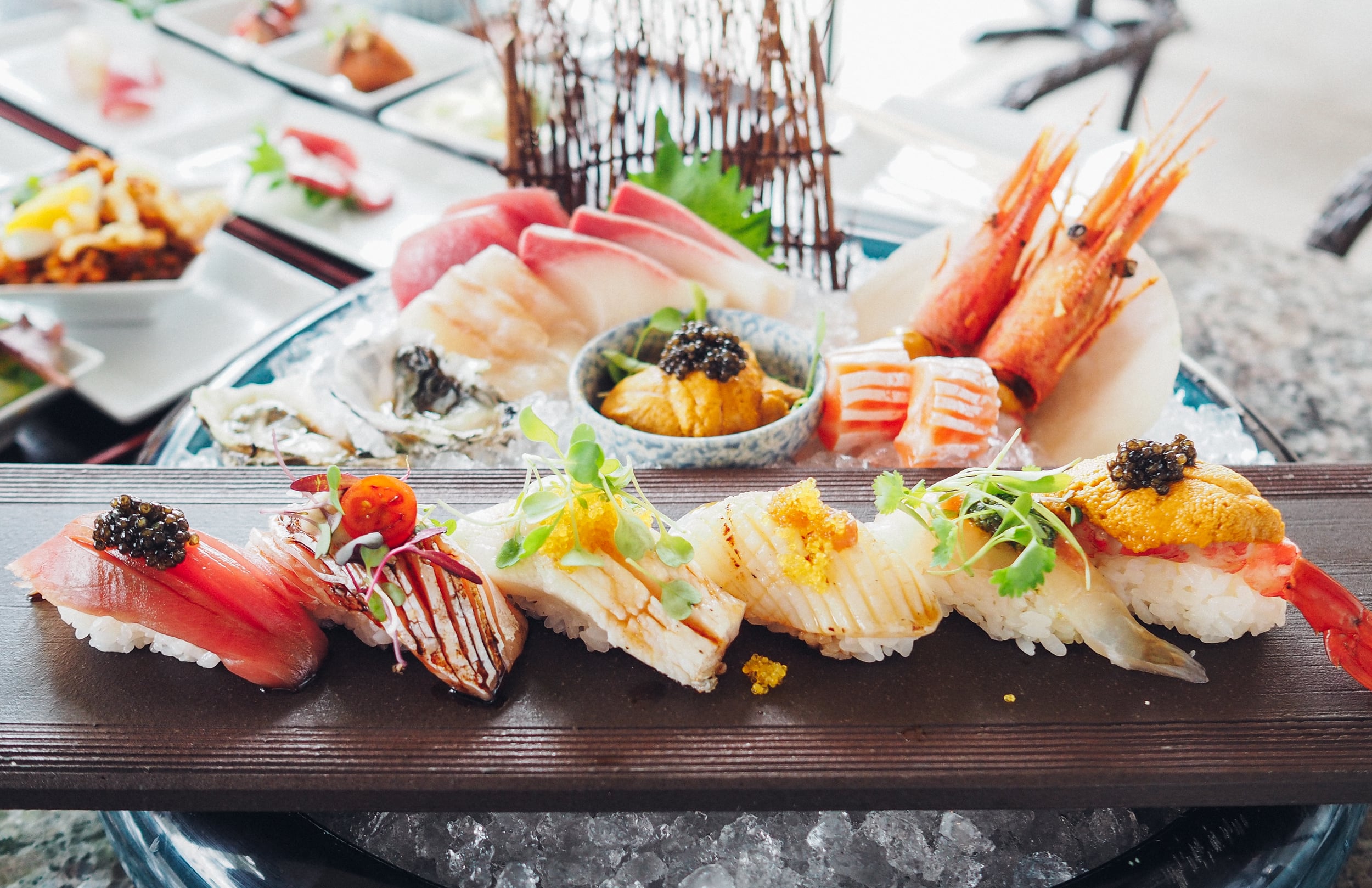 Chefs Moriawase Sashimi and Nigiri Plate