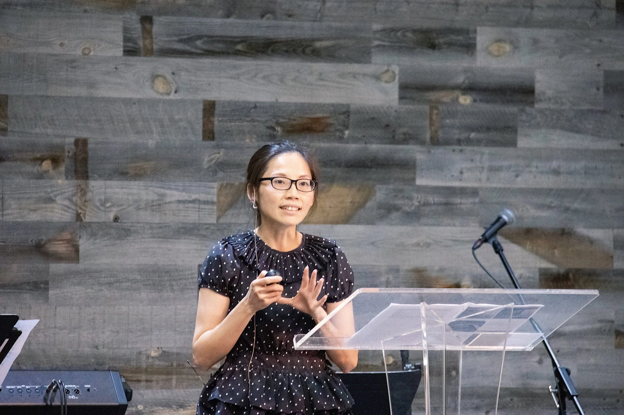 Gina sharing with us on “We Will See!”.
