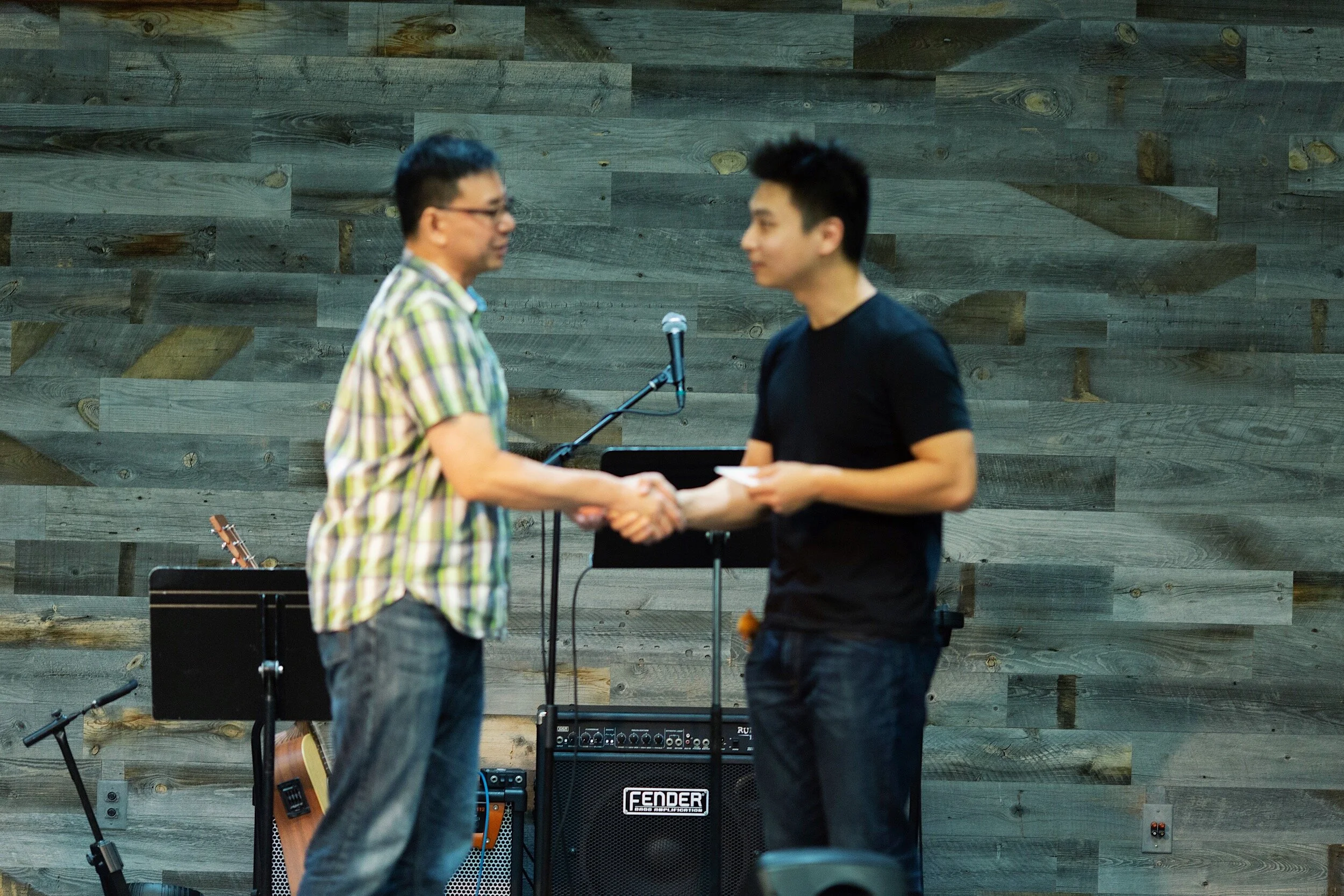 Appreciating Nick for organizing Living Spring retreat