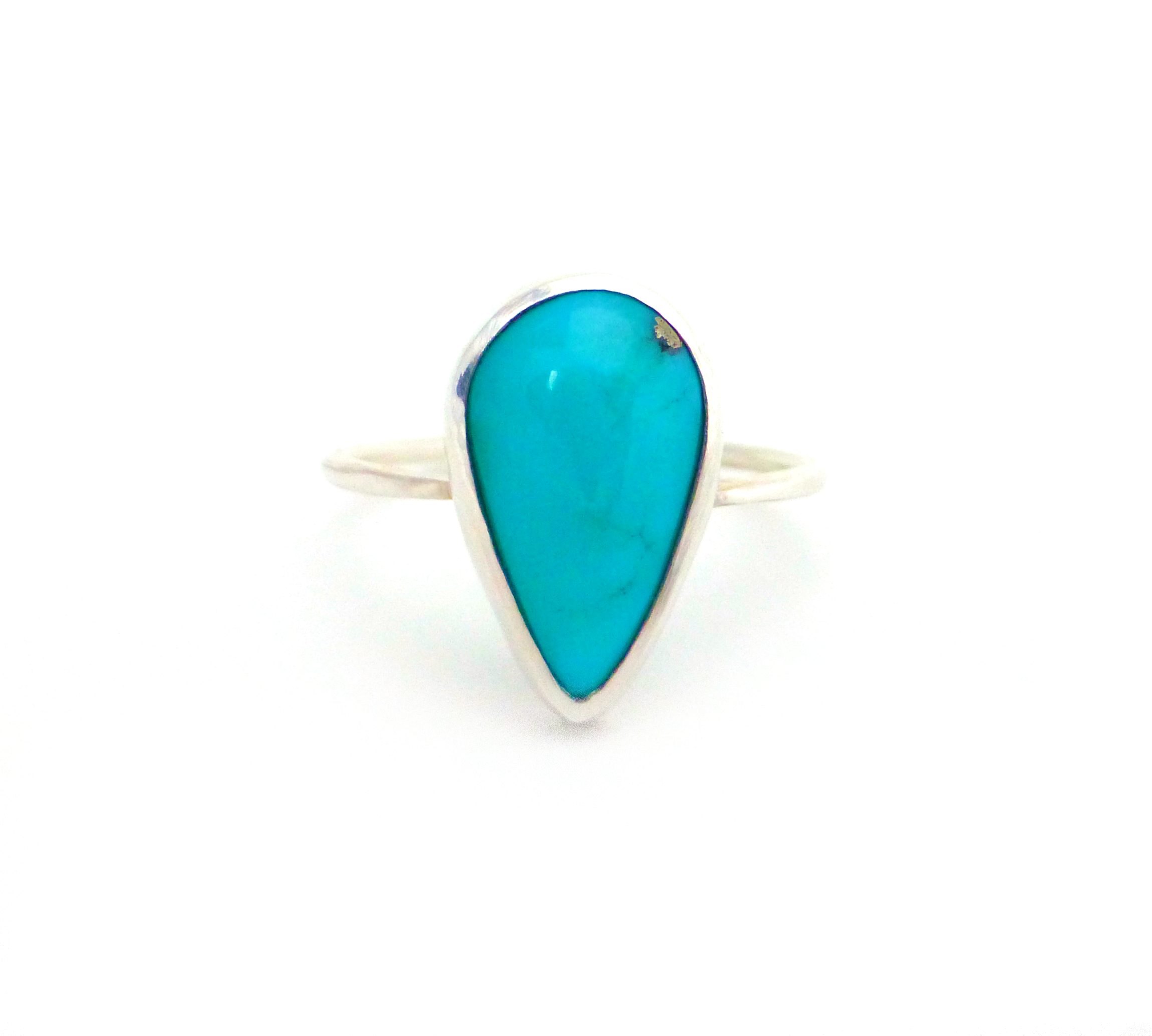 Sleaping Beauty Turquoise and Silver Ring