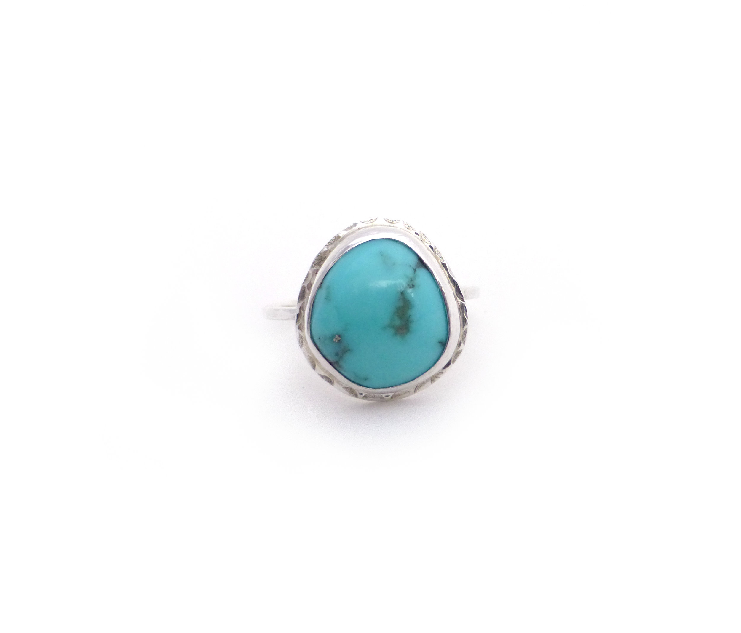 Sleeping Beauty Turquoise and Silver Ring