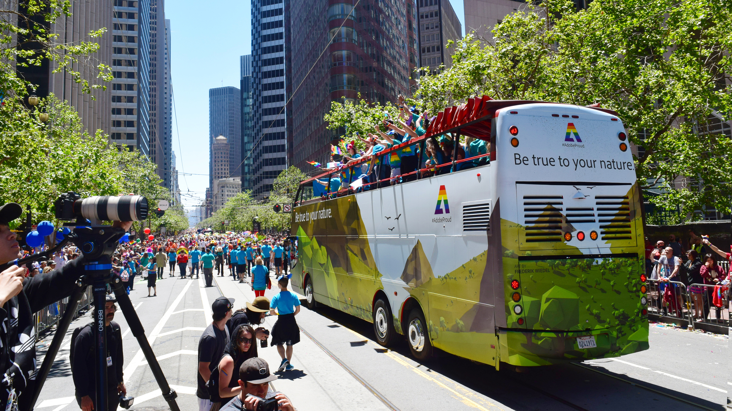 Picture from the parade in San Francisco.