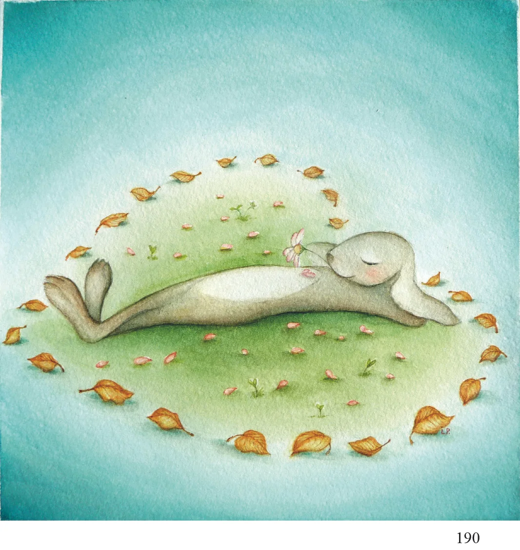 190 spring hare Lucia Para arty cards 6x6.jpg