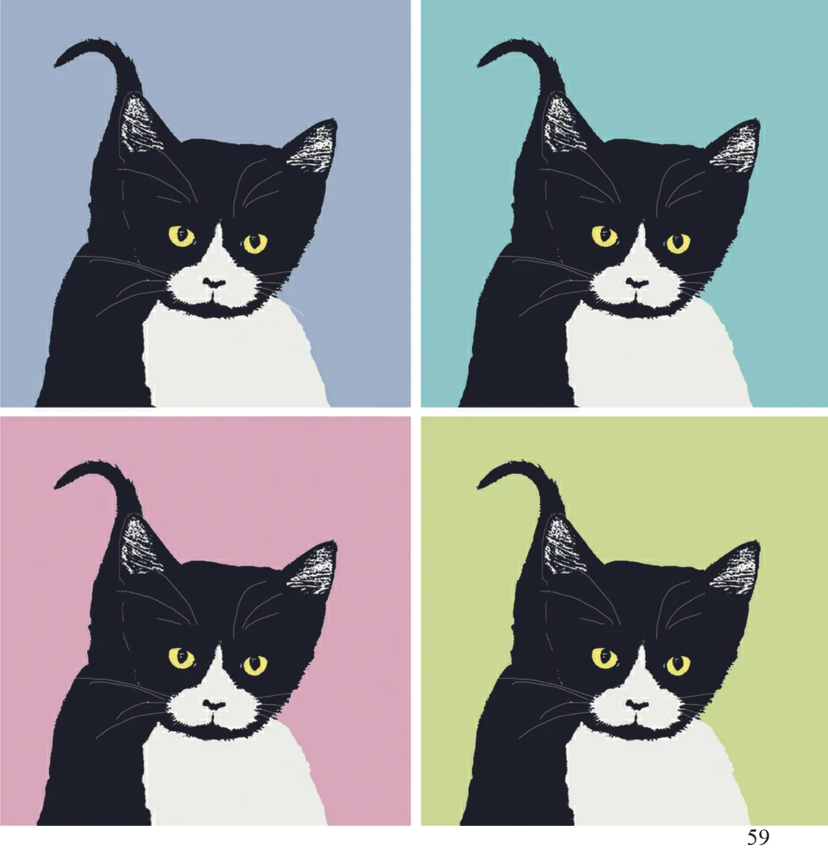 59 lily Alison Parsons Smith arty cards 6x6.jpg