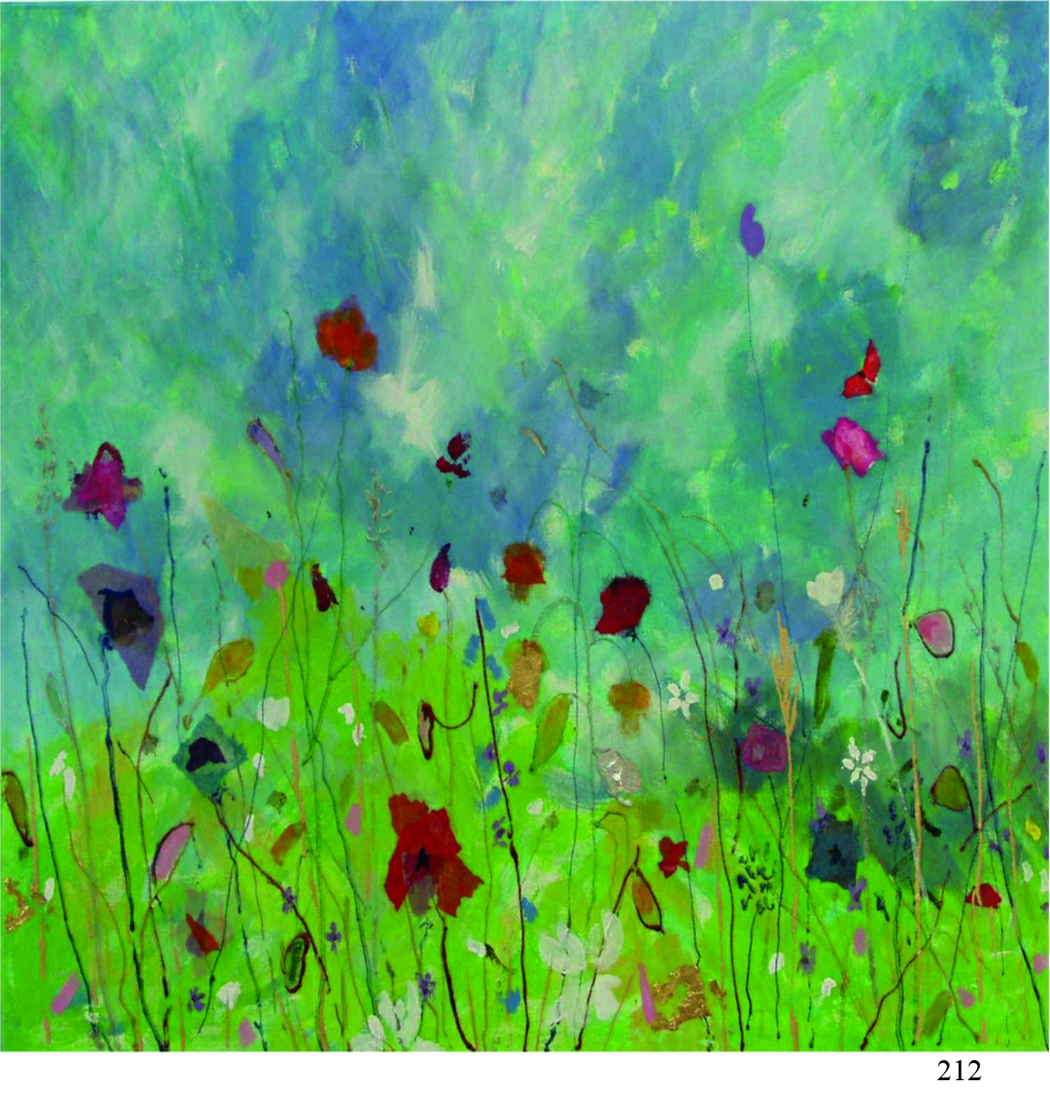 212 summer meadow Marcia Mence arty cards 6x6.jpg