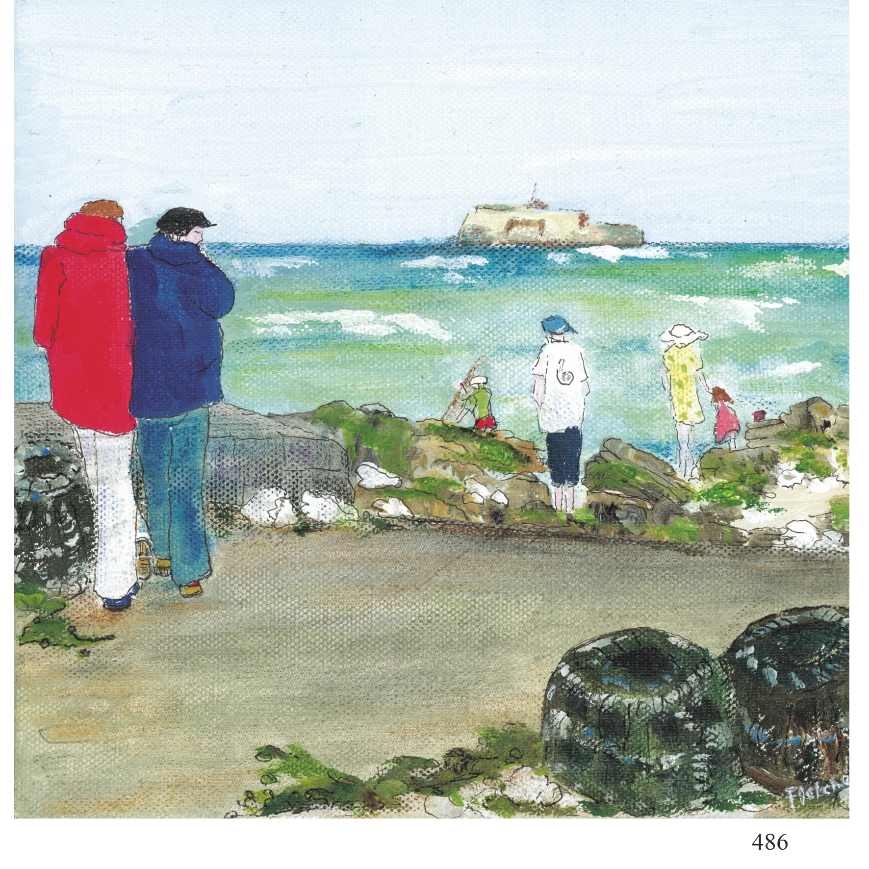 486 rock pool Liz Fletcher artycards.jpg