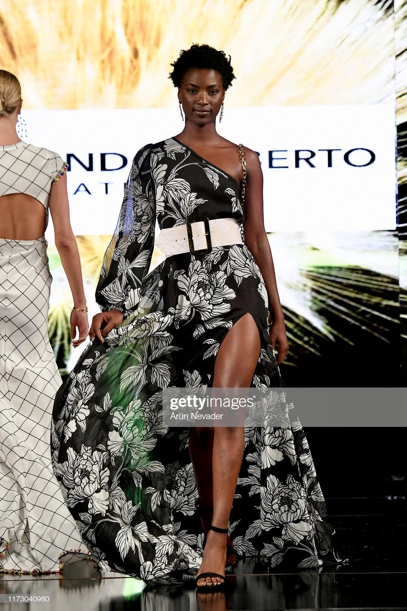  NEW YORK, NEW YORK - SEPTEMBER 07: A model walks the runway during FERNANDO ALBERTO ATELIER At New York Fashion Week Powered by Art Hearts Fashion NYFW September 2019  at The Angel Orensanz Foundation on September 07, 2019 in New York City. (Photo b