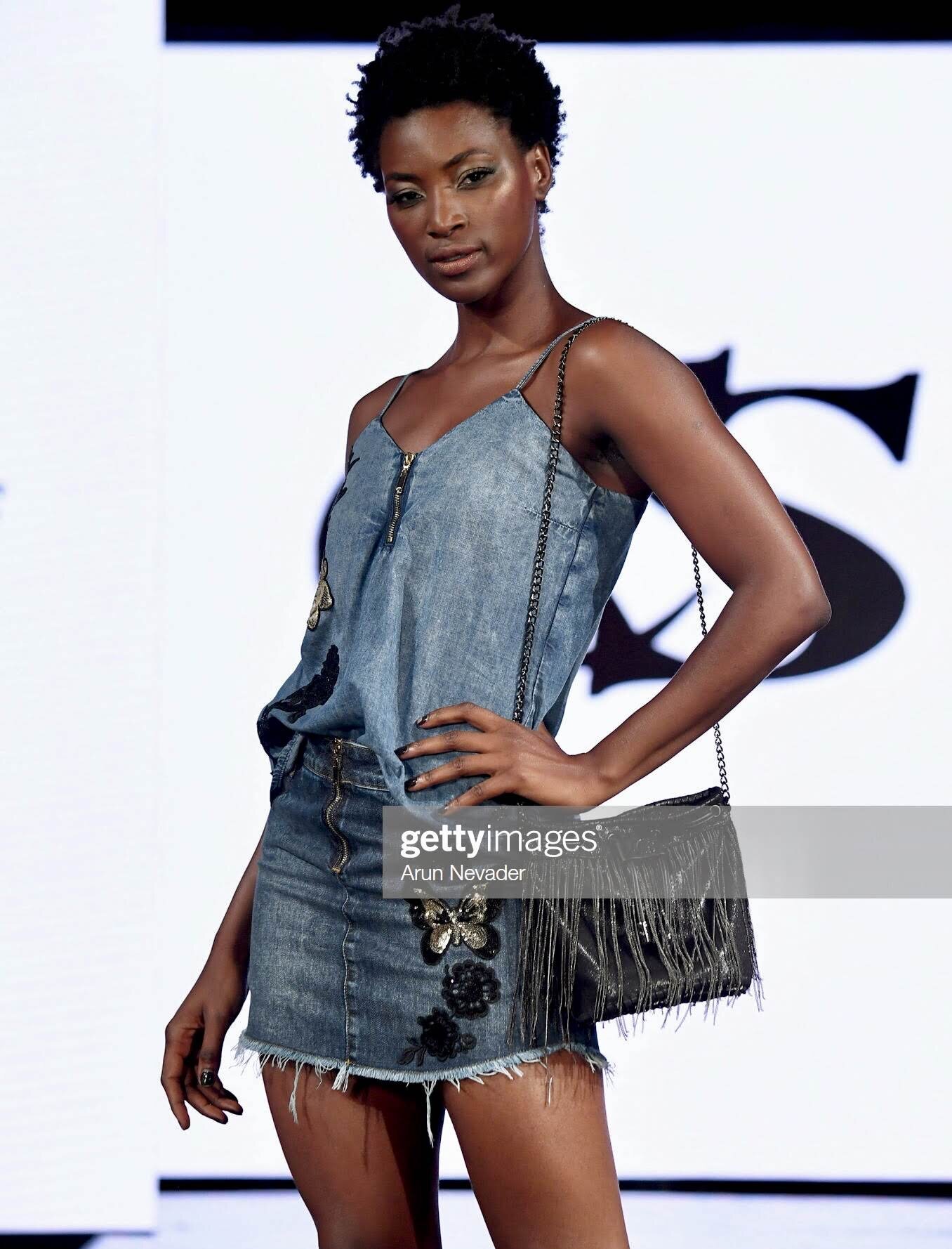  NEW YORK, NEW YORK - SEPTEMBER 08: A model walks the runway during CARMEN STEFFENS At New York Fashion Week Powered by Art Hearts Fashion NYFW September 2019 at The Angel Orensanz Foundation on September 08, 2019 in New York City. (Photo by Arun Nev