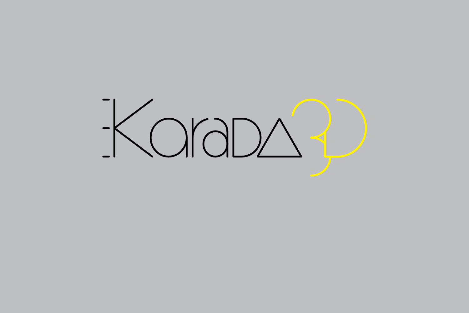 Karada3D is a body scan web app, aiming for both fashion and fitness users. The different renderings of the a's are an allusion to “every body is different,” and the triangle can also be interpreted as delta, the math symbol for change.