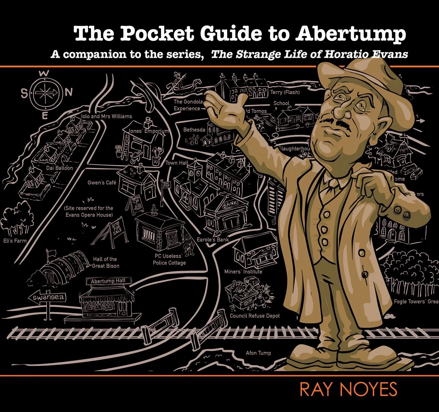 The latest book in the Horatio Evans series is this pocket guide to the town. It also contains descriptions of the characters in the stories and their background stories.