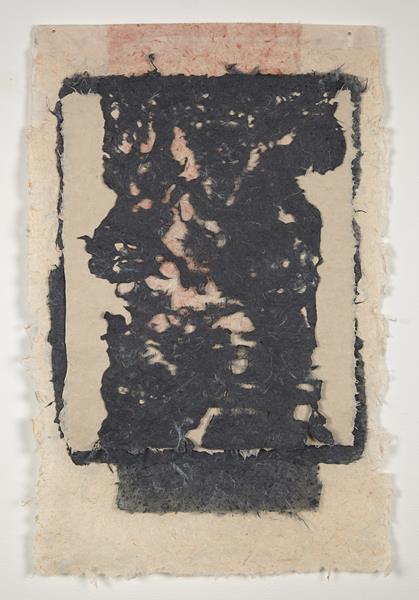 Through the Dark 19" x 30" kozo 