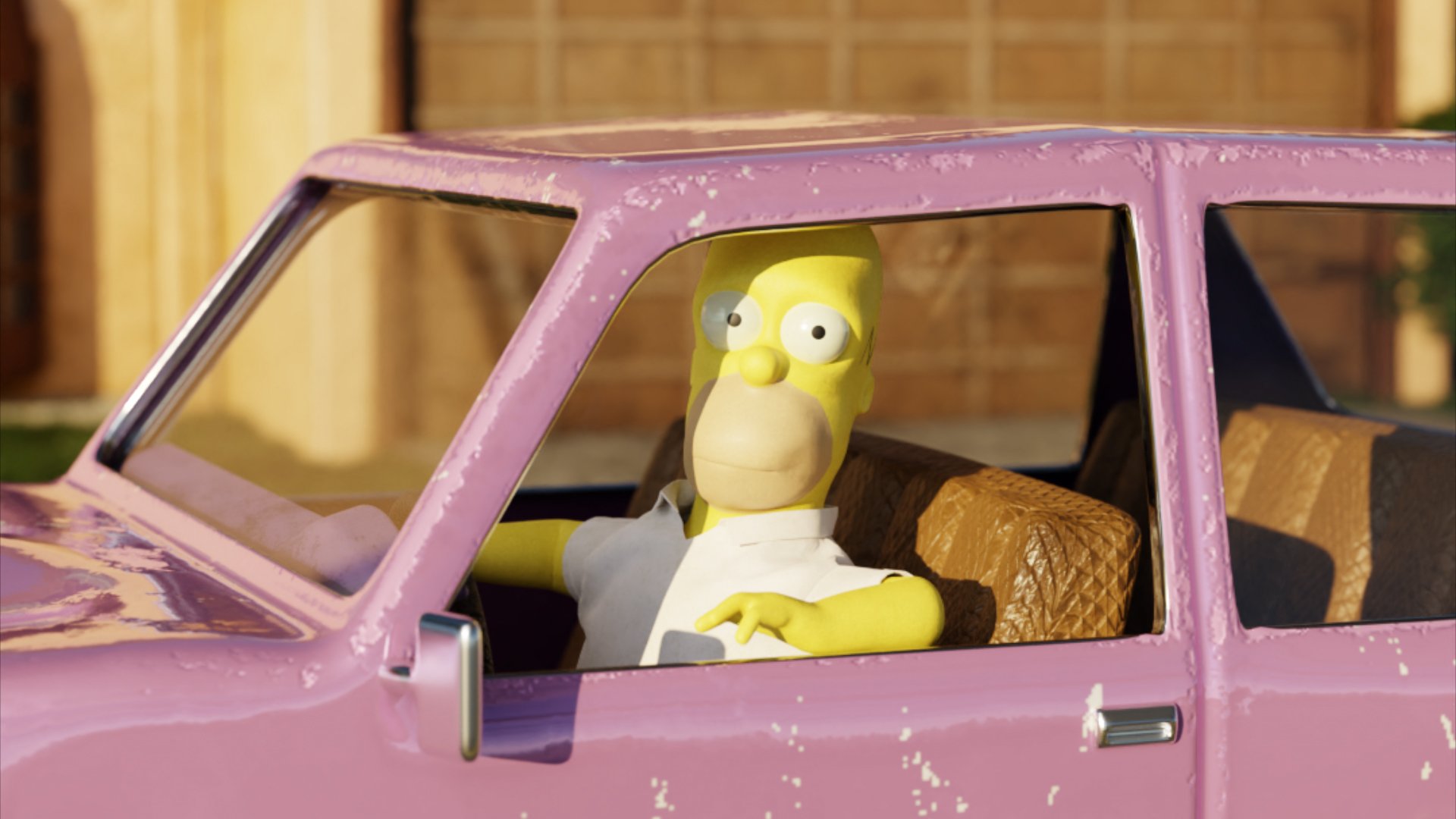 Homer Simpson 3d