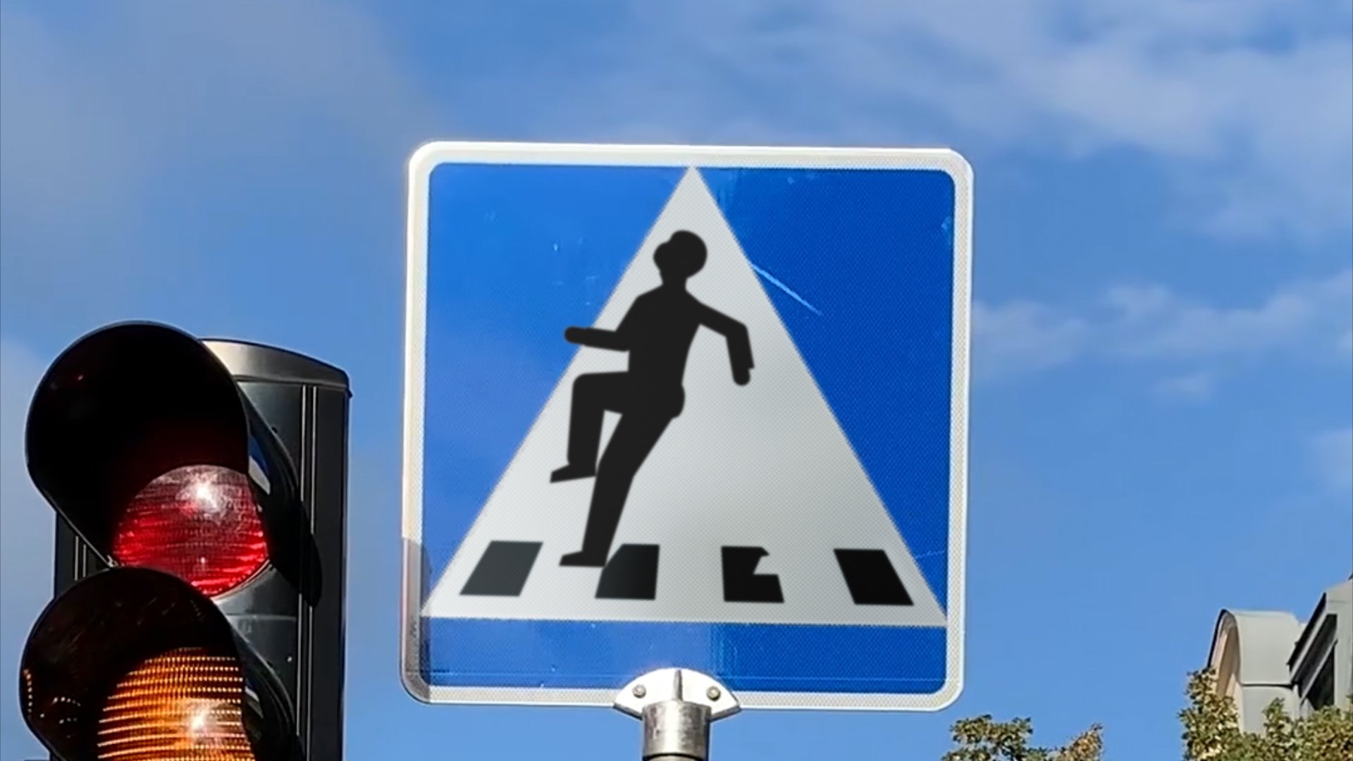 Street sign ninja