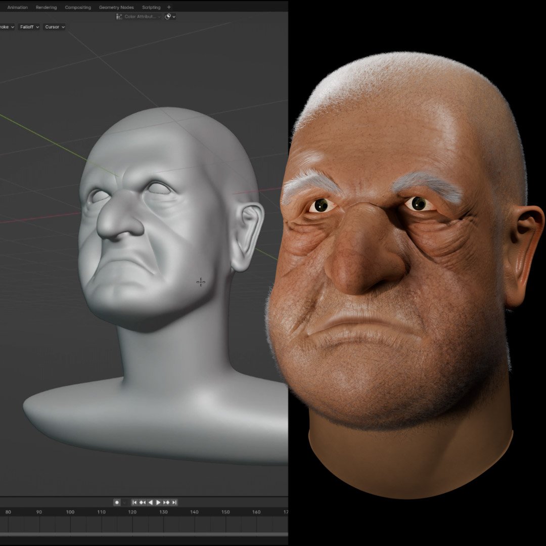 Character model process