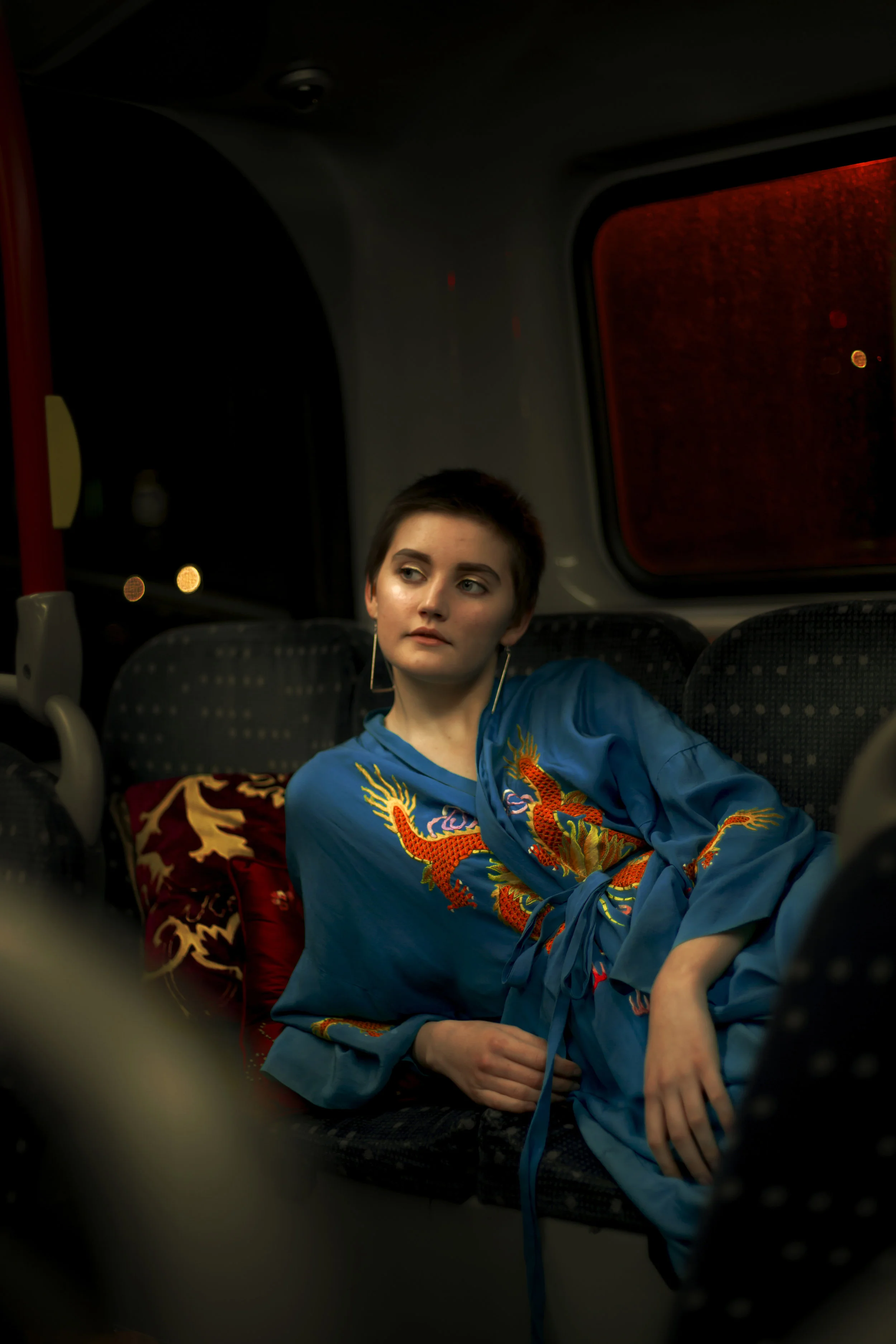Honour Lounging On bus.jpg