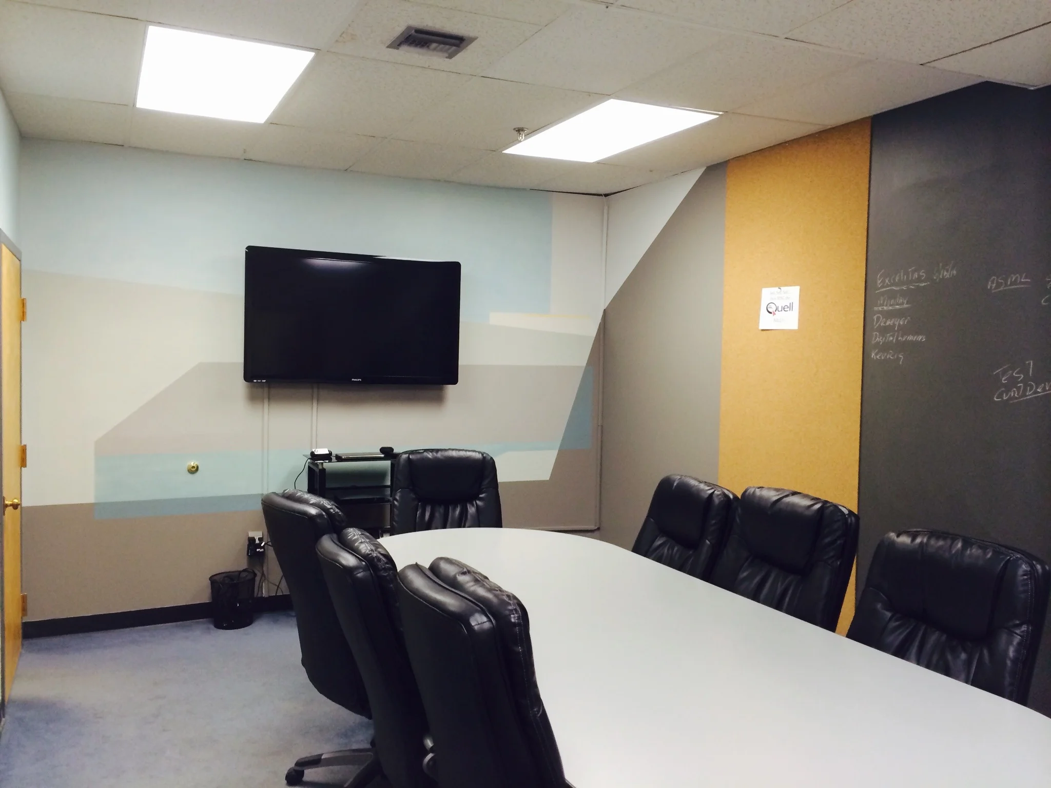 Comference room abstract mural