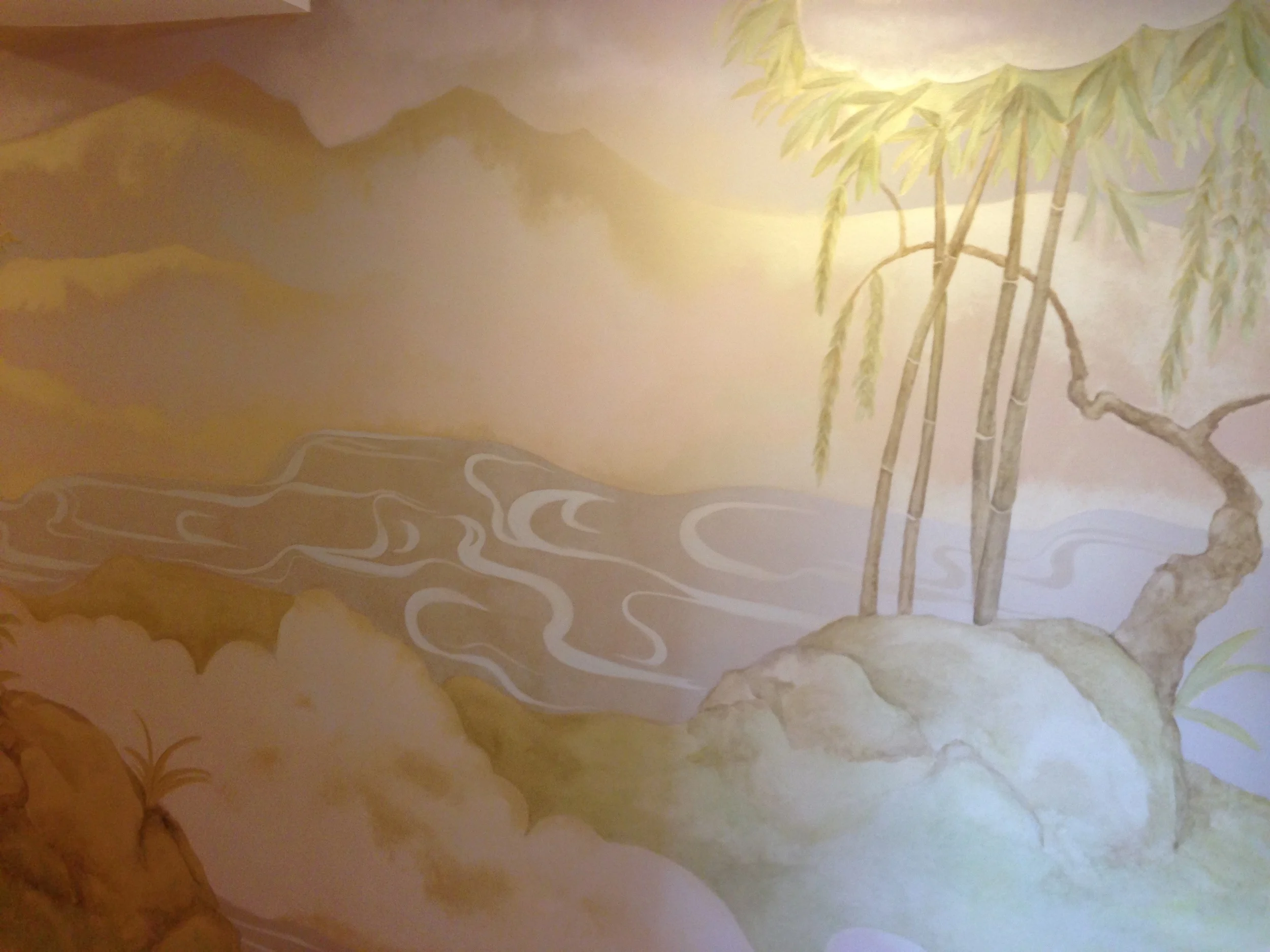 Shambala Spa Japaneese mural