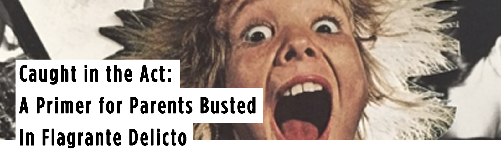Caught in the Act A Primer for Parents Busted In Flagrante Delicto — Patricia Lawler Kenet
