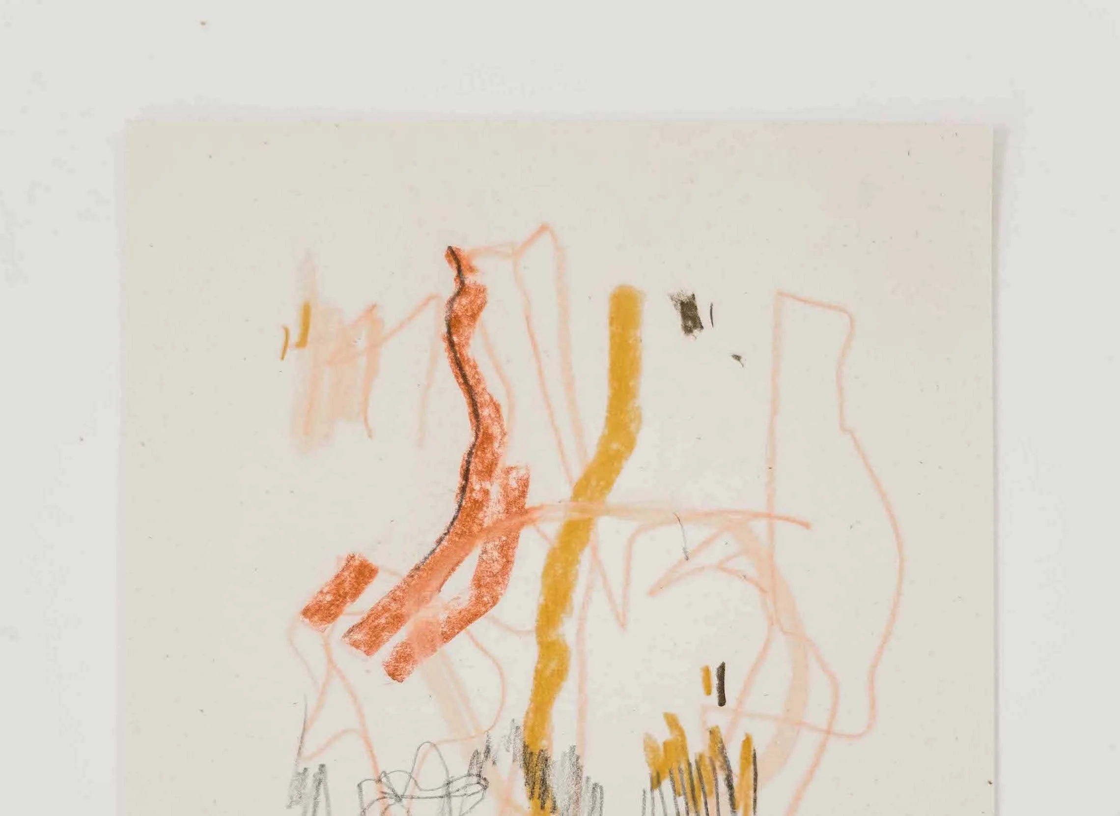 Parallel Play (Detail) / 8.5” x 11” / graphite, colored pencil and chalk pastel on paper